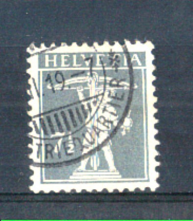 1916 - LOTTO7SVI160U - SVIZZERA - 7,5c. GRIGIO - USATO