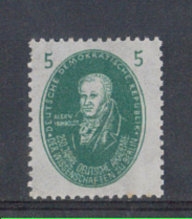 1950 - LOTTO/5377B - GERMANIA ORIENTALE - 5p. A.HUMBOLDT