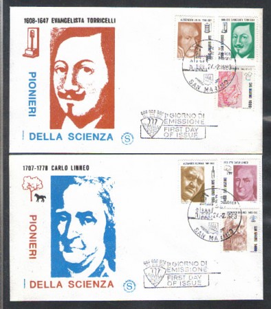 1983 - LOTTO/8033ZA - SAN MARINO - SCIENZIATI - FDC