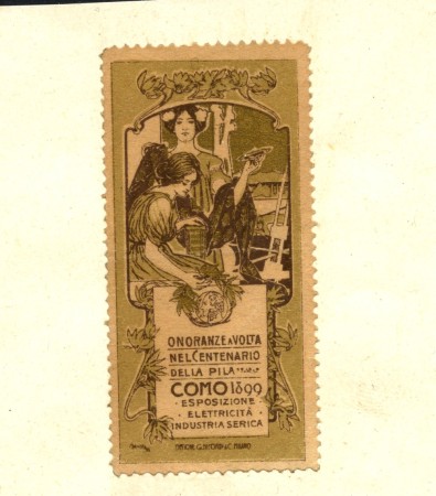1899 - REGNO - LOTTO/48369 - CHIUDILETTERA  ONORANZE A VOLTA  CENTENARIO  PILA