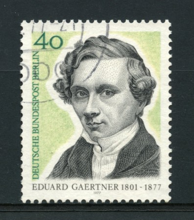 1977 - LOTTO/15603U  - BERLINO - EDUARD GAERTNER - USATO