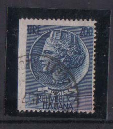 1957 - LOTTO/6318UV - REPUBBLICA - 200 LIRE SIRACUSANA VARIETA'