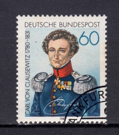 1981 - GERMANIA FEDERALE - GENERALE CLAUSEWITZ - USATO - LOTTO/31401U