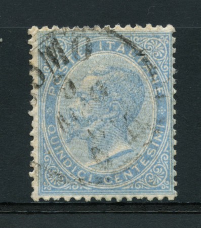 1863 - LOTTO/14315 - 15c. CELESTE CHIARO - USATO
