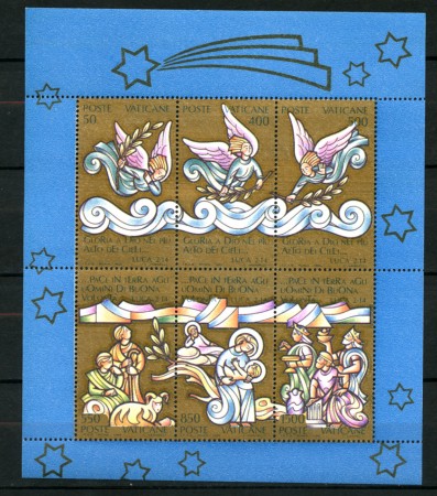 1988 - LOTTO/19556 - VATICANO  - NATALE FOGLIETTO NUOVO.