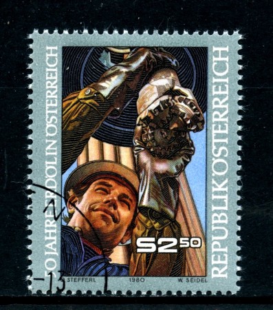 1980 - AUSTRIA - ESTRAZIONE PETROLIO - USATO - LOTTO/28200