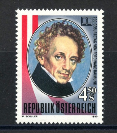 1990 - AUSTRIA - FERDINAND RAIMUND- NUOVO - LOTTO/39599
