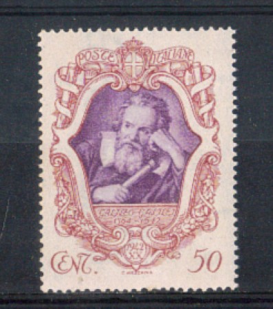 1942 - LOTTO/REG464N - REGNO - 50c. GALILEO GALILEI - NUOVO
