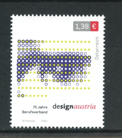 2002 - AUSTRIA - LOTTO/41922 - DESIGN AUSTRIACO - NUOVO