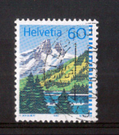 1993 - LOTTO/SVI1418U - SVIZZERA - 60c. LAGO DI TANAY - USATO
