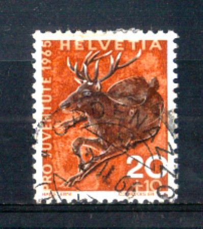 1965 - LOTTO/SVI761U - SVIZZERA - 20+10c. PRO JUVENTUTE - USATO