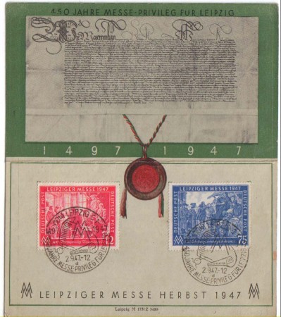 GERMANIA - OCCUPAZ. INTERALLEATA - 1947 - LBF/2475