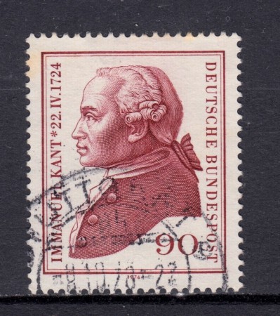 1974 - GERMANIA FEDERALE - IMMANUEL KANT - USATO - LOTTO/31501U