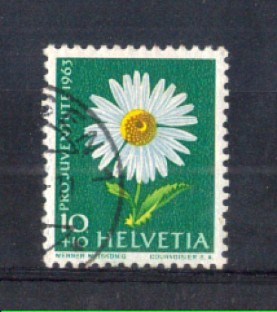 1963 - LOTTO/SVI722AU - SVIZZERA - 10+10c. PRO JUVENTUTE - USATO