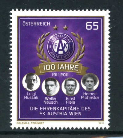 2011 - AUSTRIA - SOCIETA' CALCISTICA FK AUSTRIA WIEN - NUOVO - LOTTO/33567