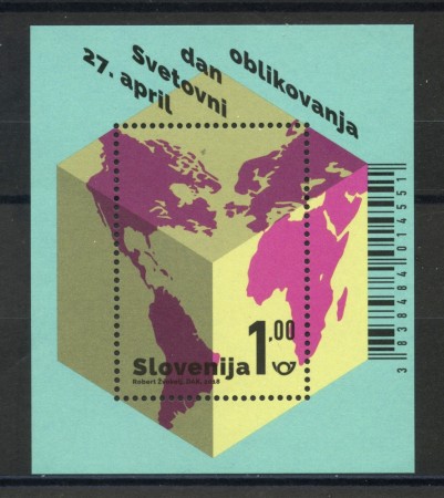 2018 - SLOVENIA - GIORNATA DEL DESIGN FOGLIETTO - NUOVO - LOTTO/34694