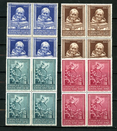 1960 - LOTTO/5868Q - VATICANO - SANT'ANTONINO 4v. QUARTINE