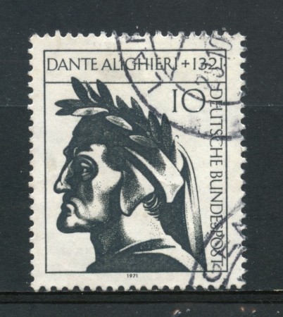 1971 - GERMANIA - DANTE ALIGHIERI - USATO - LOTTO/31050U