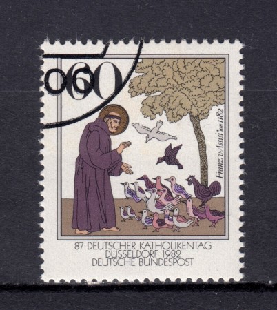 1982 - GERMANIA FEDERALE - SAN FRANCESCO - USATO - LOTTO/31394U