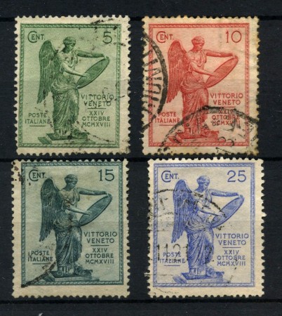 1921 - REGNO - LOTTO/47384 - ANNIVERSARIO DELLA VITTORIA  4v. USATI