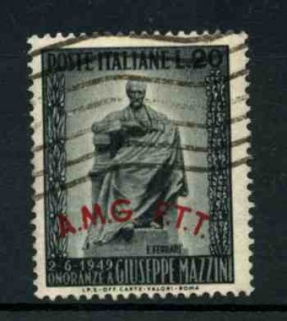 1949 - LOTTO/11984 - TRIESTE A - 20 Lire  G.MAZZINI - USATO
