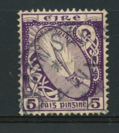 1922/23 - LOTTO/12157 - IRLANDA - 5p. VIOLETTO - USATO
