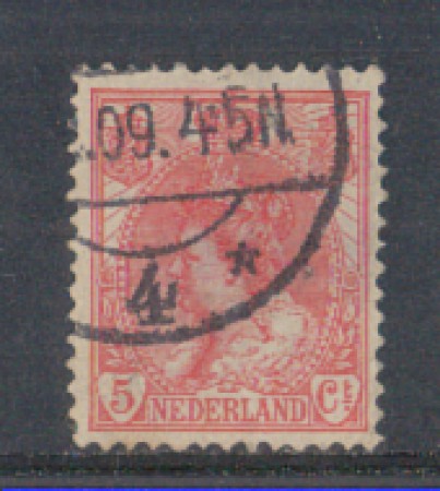 1898 - LOTTO/4005CU - OLANDA - 5c. ROSA - USATO