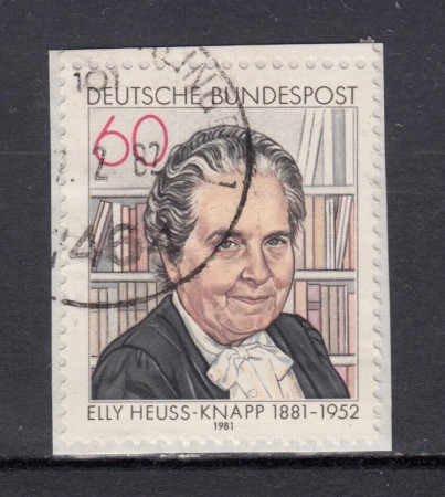 1981 - GERMANIA FEDERALE - HEUSS-KNAPP - USATO - LOTTO/31412U