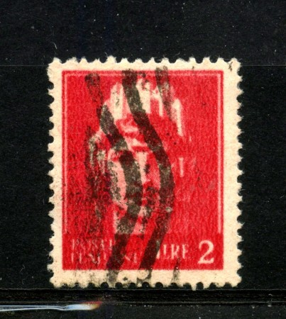 1945 - LUOGOTENENZA - LOTTO/42641 - 2 LIRE CARMINIO STAMPA EVANESCENTE  FIRMATO A.DIENA