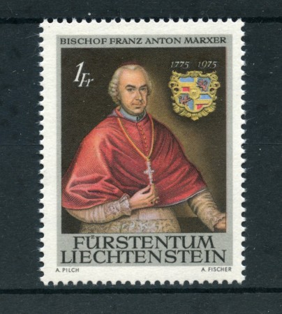 1974 - LOTTO/23491 - LIECHTENSTEIN - VESCOVO MARXER 1v. - NUOVO