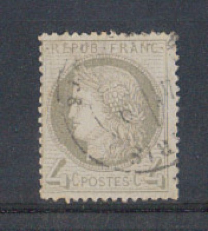 1871/75 - LOTTO/3713 - FRANCIA - 4c. GRIGIO - USATO