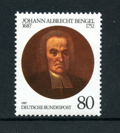 1987 - LOTTO/18607 - GERMANIA - J.ALBRECHT BENGEL - NUOVO