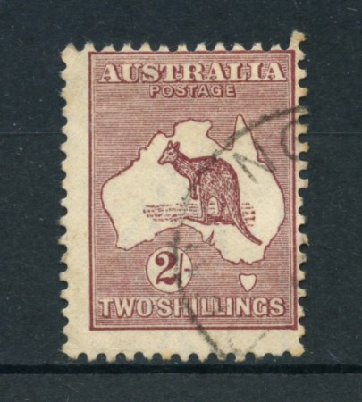 1923/25 - LOTTO/21541 - AUSTRALIA - 2s. BRUNO  LILLA - USATO