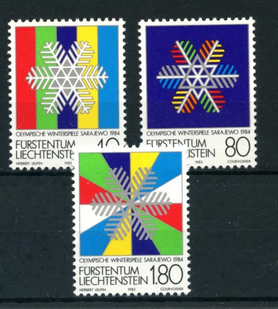 1983 - LOTTO/23420 - LIECHTENSTEIN - OLIMPIADI INVERNALI 3v. - NUOVI