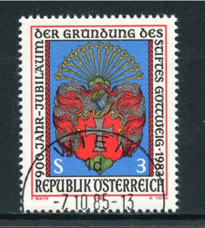 1983 - AUSTRIA - MONASTERO DI GOTTWEIG - USATO - LOTTO/28294
