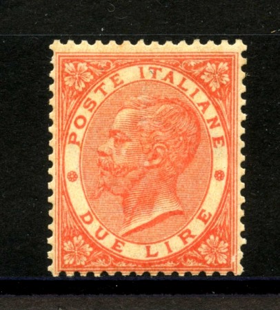 1865 - REGNO D'ITALIA - LOTTO/37927 - 2 LIRE VERMIGLIO - NUOVO