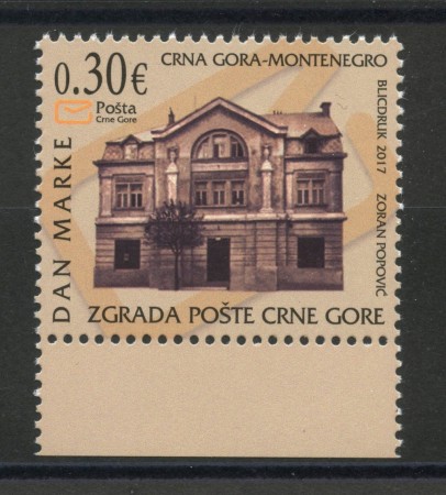 2017 - MONTENEGRO REPUBBLICA - GIORNATA DEL FRANCOBOLLO - NUOVO - LOTTO/35014