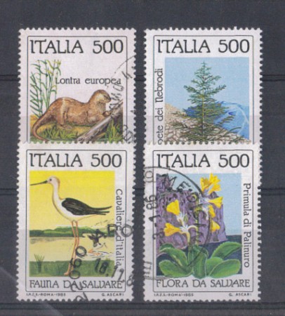1985 - LOTTO/6832U - REPUBBLICA - SALVAGUARDIA NATURA - USATI