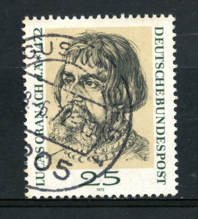 1972 - GERMANIA - LUCAS CRANACH - USATO - LOTTO/31058U