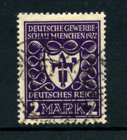 1922 - LOTTO/17824 - GERMANIA REICH - 2m. EXPO DI MONACO - USATO