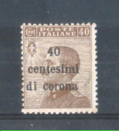 1919 - LOTTO/TT7N - TRENTO e TRIESTE  - 40 CENT. SU 40 CENT. BRUNO NUOVO