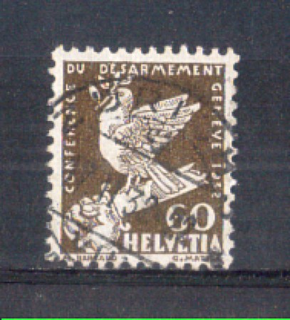 1932 - LOTTO/SVI258U - SVIZZERA - 60c. CONFERENZA DISARMO - USATO