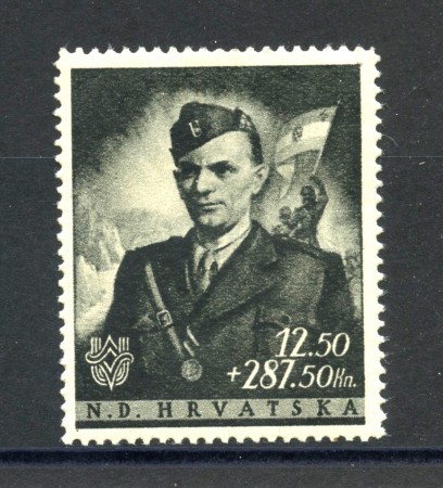 1944 - CROAZIA - 3° ANNIVERSARIO DELLO STATO  - NUOVO - LOTTO/32579