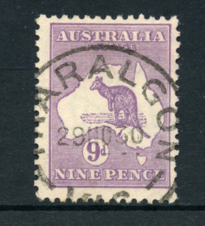 1929/30 - LOTTO/21544A - AUSTRALIA - 9d. VIOLETTO - USATO