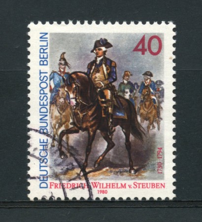 1980 - LOTTO/15647U - BERLINO -  40p. VON STEUBEN - USATO