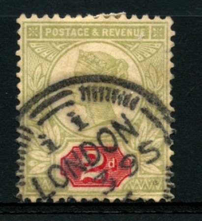 1887 - Lotto/12310 - GRAN BRETAGNA - 2p. GIUBILEO REGINA VITTORIA - USATO
