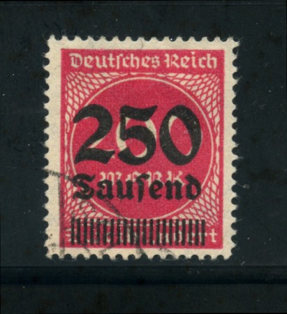 1923 - LOTTO/17877 - GERMANIA REICH - 250t. su 200m. ROSSO - USATO