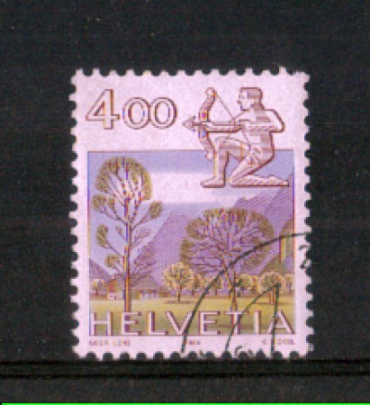 1984 - LOTTO/SVI1194U - SVIZZERA -  4 Fr. ZODIACO SAGITTARIO - USATO