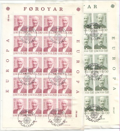1980 - LBF/3090 -  FAEROER - EUROPA MINIFOGLI
