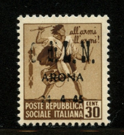 ARONA - 1945 - LOTTO/12396 - 30c. MONUMENTI DISTRUTTI - NUOVO